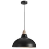 Hanglampen-Leen Bakker Hanglamp Canyon - antraciet - Ø35,5 x 80 cm