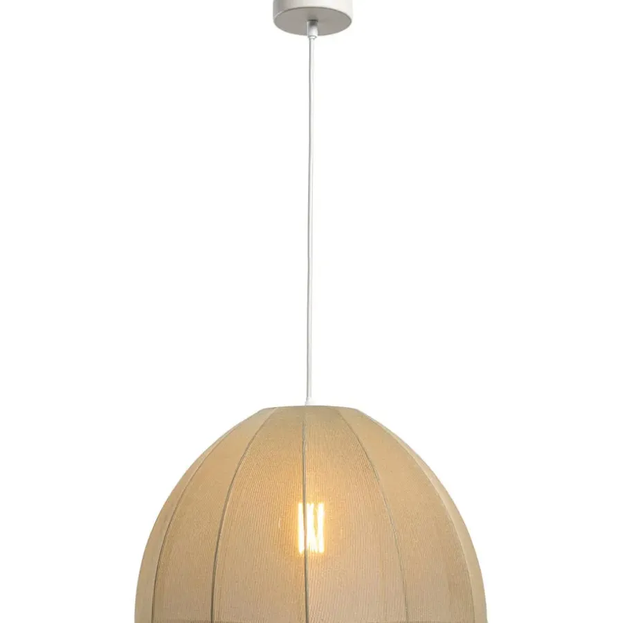 Hanglampen-Leen Bakker Hanglamp Cilou groen E27 - 120xØ40 cm