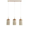 Light & Living Hanglamp Dania - Naturel/Crème - 90x22x32cm - 3L
