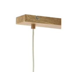 Light & Living Hanglamp Dania - Naturel/Crème - 90x22x32cm - 3L