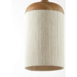 Light & Living Hanglamp Dania - Naturel/Crème - 90x22x32cm - 3L