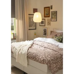 Hanglampen-Leen Bakker Hanglamp Fenne - wit metaal - E27 - 150xØ35 cm