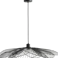 Leen Bakker Hanglamp Marlie - zwart - 120xØ80 cm