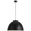 Hanglampen-Leen Bakker Hanglamp Midas - zwart - Ø45x100 cm