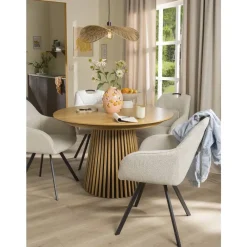 Hanglampen-Leen Bakker Hanglamp Noam - bruin - 120x60x63 cm