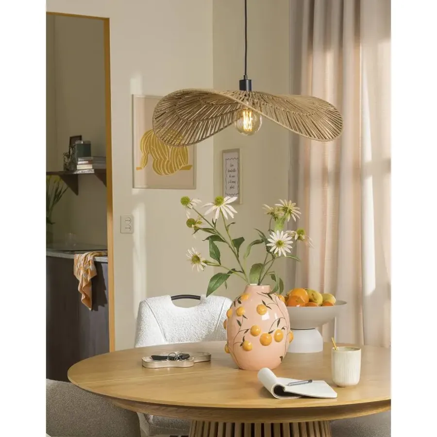 Hanglampen-Leen Bakker Hanglamp Noam - bruin - 120x60x63 cm