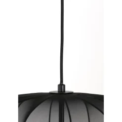Hanglampen-Light & Living Hanglamp Plumeria - Zwart - Ø50cm