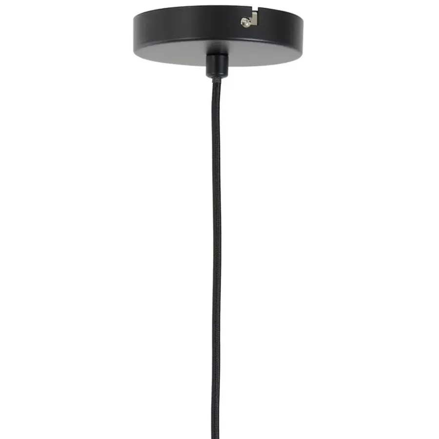 Hanglampen-Light & Living Hanglamp Plumeria - Zwart - Ø50cm