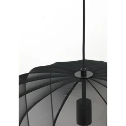 Hanglampen-Light & Living Hanglamp Plumeria - Zwart - Ø50cm