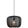 Light & Living Hanglamp Plumeria - Zwart - Ø40cm