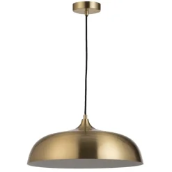 Leen Bakker Hanglamp Quinn E27 - goudkleur - 120xØ40 cm