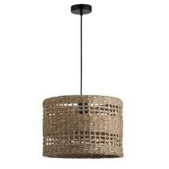 Hanglampen-Leen Bakker Hanglamp Rita E27 - naturelkleur - 120xØ36 cm