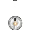 Hanglampen-Leen Bakker Hanglamp Xavier - zwart - 150xØ40 cm