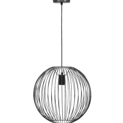 Hanglampen-Leen Bakker Hanglamp Xavier - zwart - 150xØ40 cm