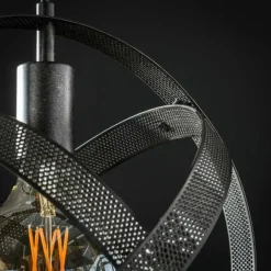 Dimehouse Hanglamp Yaya 3-lichts mesh - Metaal - Zwart