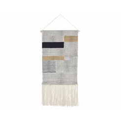 Wandkleden-Beliani HANGU - Wanddecoratie - Beige - Katoen