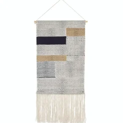 Wandkleden-Beliani HANGU - Wanddecoratie - Beige - Katoen