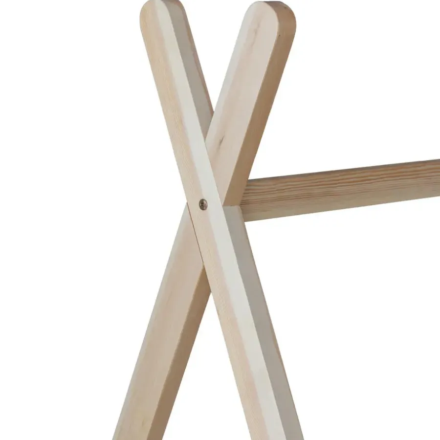 Kinderbedden-Happy Garden Bed VALENTIN - Bruin - Hout