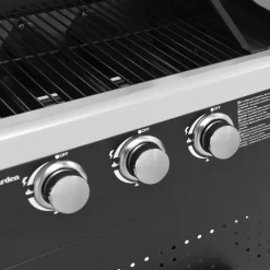 Barbecues En Accessoires-Happy Garden Gas barbecue VESUVIO - Zwart - Staal
