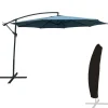 Parasols-Happy Garden Offset paraplu OAHU - Blauw - Staal