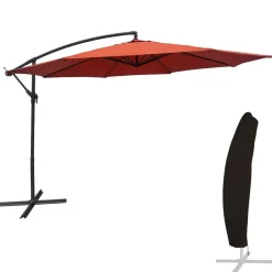 Parasols-Happy Garden Offset paraplu OAHU - Oranje - Staal