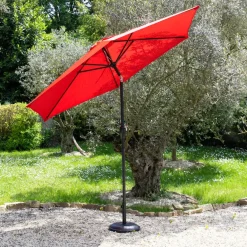 Parasols-Happy Garden Parasol HAPUNA - Rood - Aluminium