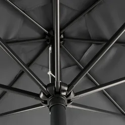 Parasols-Happy Garden Parasol HAPUNA - Grijs - Aluminium