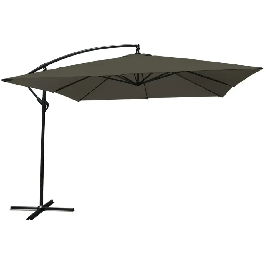 Happy Garden Parasol MOLOKAI - Grijs - Staal
