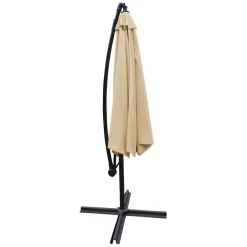 Parasols-Happy Garden Parasol MOLOKAI - Beige - Aluminium