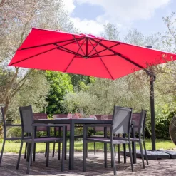 Parasols-Happy Garden Parasol MOLOKAI - Roze - Aluminium