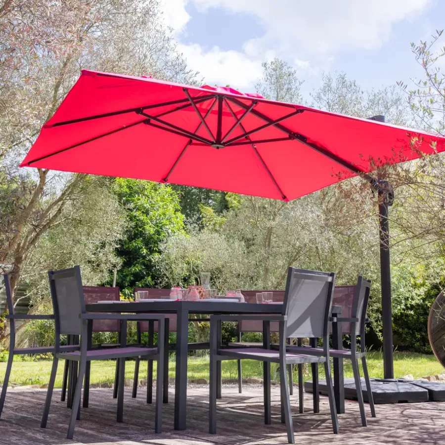 Parasols-Happy Garden Parasol MOLOKAI - Roze - Aluminium