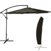 Parasols-Happy Garden Parasol OAHU - Grijs - Staal