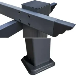 Terrasoverkappingen-Happy Garden Pergola CASSIS - Grijs - Aluminium