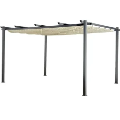 Terrasoverkappingen-Happy Garden Pergola CASSIS - Beige - Aluminium