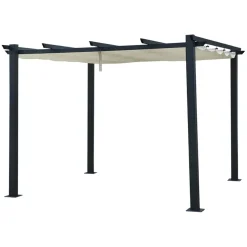 Terrasoverkappingen-Happy Garden Pergola CASSIS - Beige - Aluminium