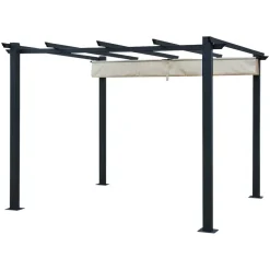 Terrasoverkappingen-Happy Garden Pergola CASSIS - Beige - Aluminium