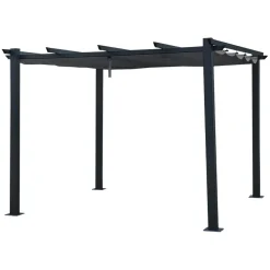 Terrasoverkappingen-Happy Garden Pergola CASSIS - Grijs - Aluminium