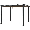 Terrasoverkappingen-Happy Garden Pergola CASSIS - Bruin - Aluminium