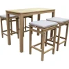 Happy Garden Staand eten ARUBA - Beige - Acacia