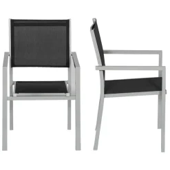 Happy Garden Stoel - Grijs - Aluminium