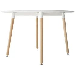 Ronde Eettafels-Happy Garden Tabel MARTHA - Wit - MDF