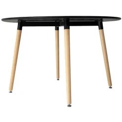 Ronde Eettafels-Happy Garden Tabel MARTHA - Zwart - MDF