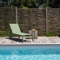 Ligbedden-Happy Garden Zonnebaden BARBADOS - Groen - Aluminium