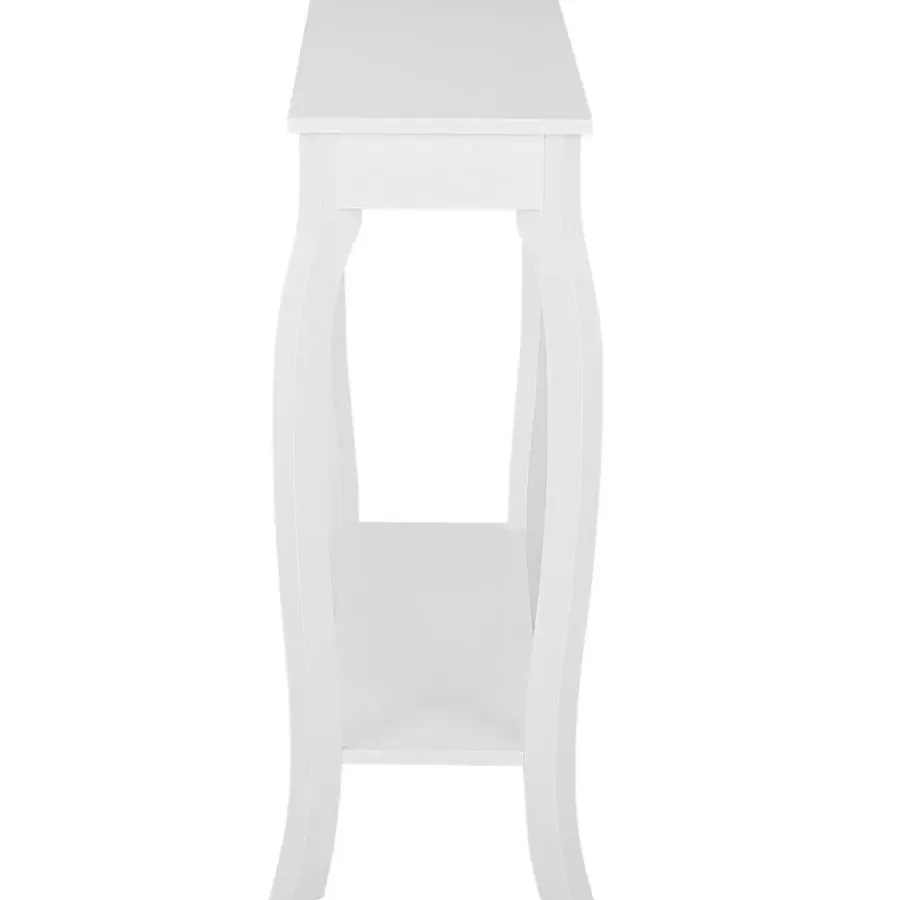 Sidetables-Beliani HARTFORD - Consoletafel - Wit - MDF