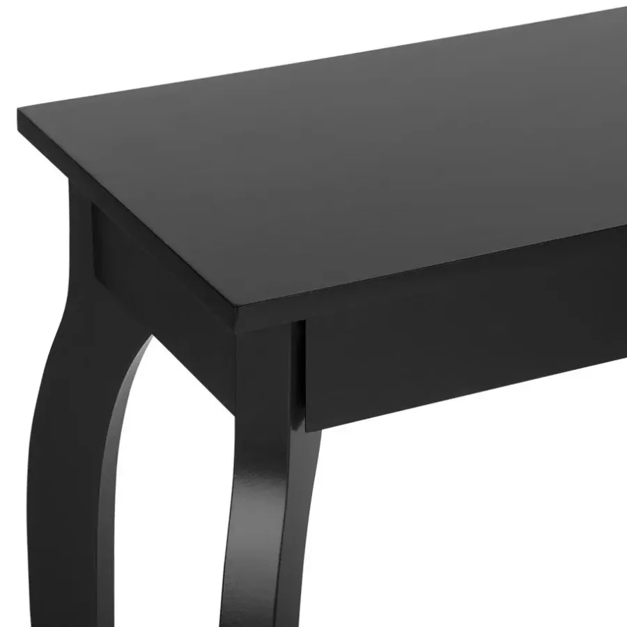 Beliani HARTFORD - Consoletafel - Zwart - MDF