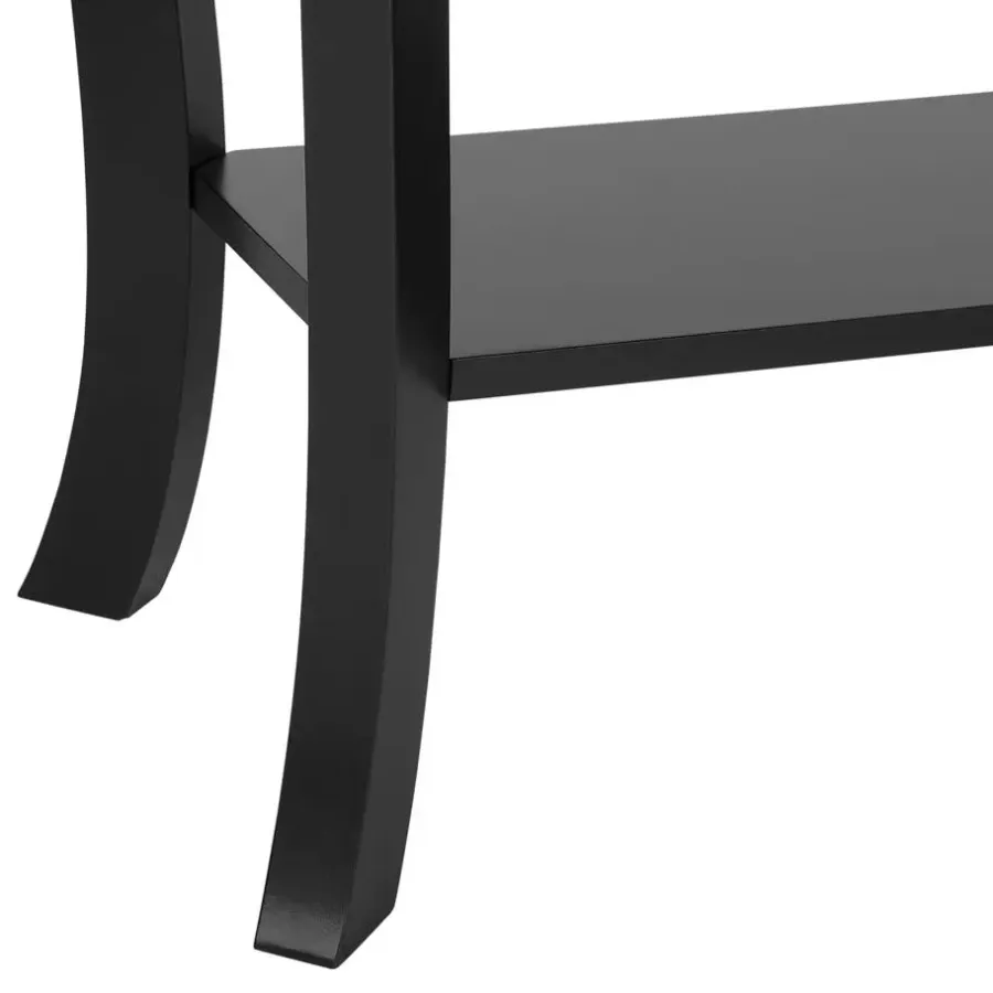 Beliani HARTFORD - Consoletafel - Zwart - MDF