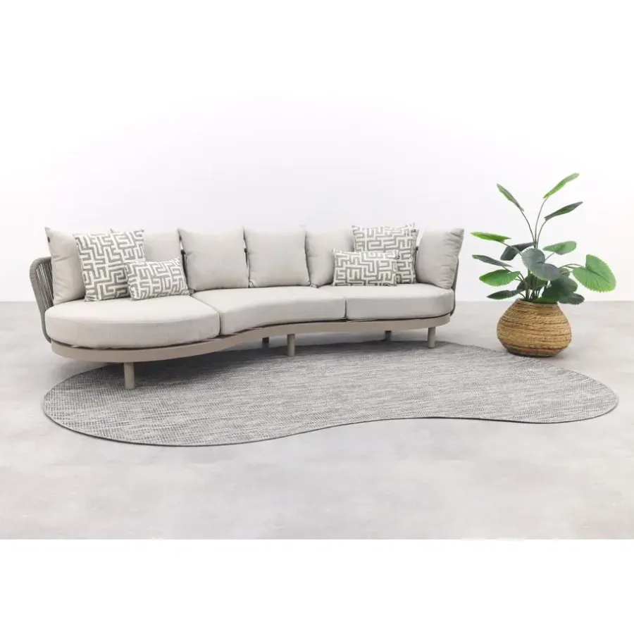Loungebanken-Hartman Bjorn 3-zits loungebank - Taupe