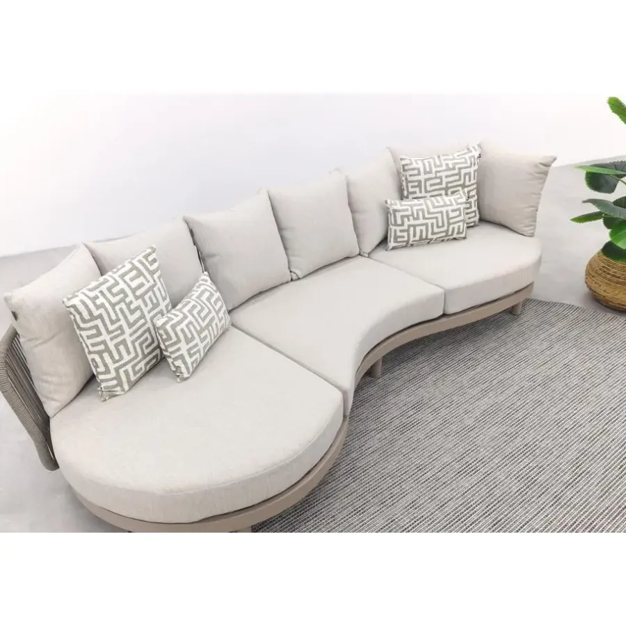 Loungebanken-Hartman Bjorn 3-zits loungebank - Taupe