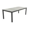 Tuintafels-Hartman Comino dining tuintafel 223x105 cm. - Keramiek/Grijs