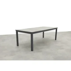Tuintafels-Hartman Comino dining tuintafel 223x105 cm. - Keramiek/Grijs